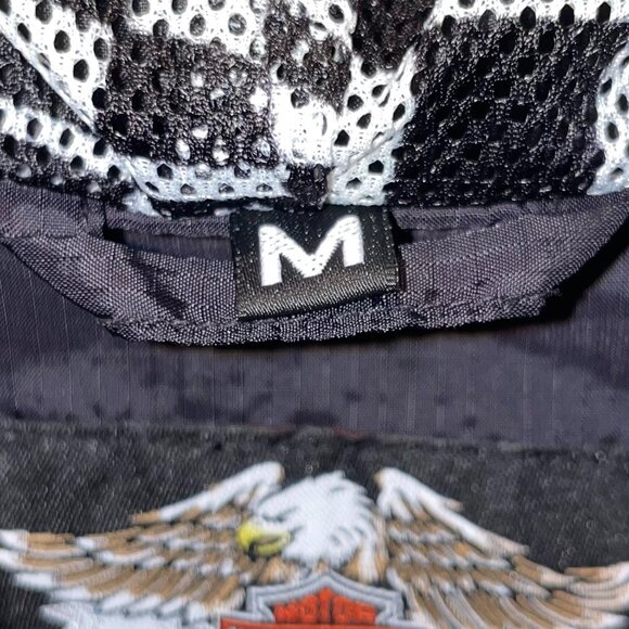 Harley-Davidson Vintage 2005 Women’s Windbreaker w/ Checkered Lining – Size M - Picture 8 of 16